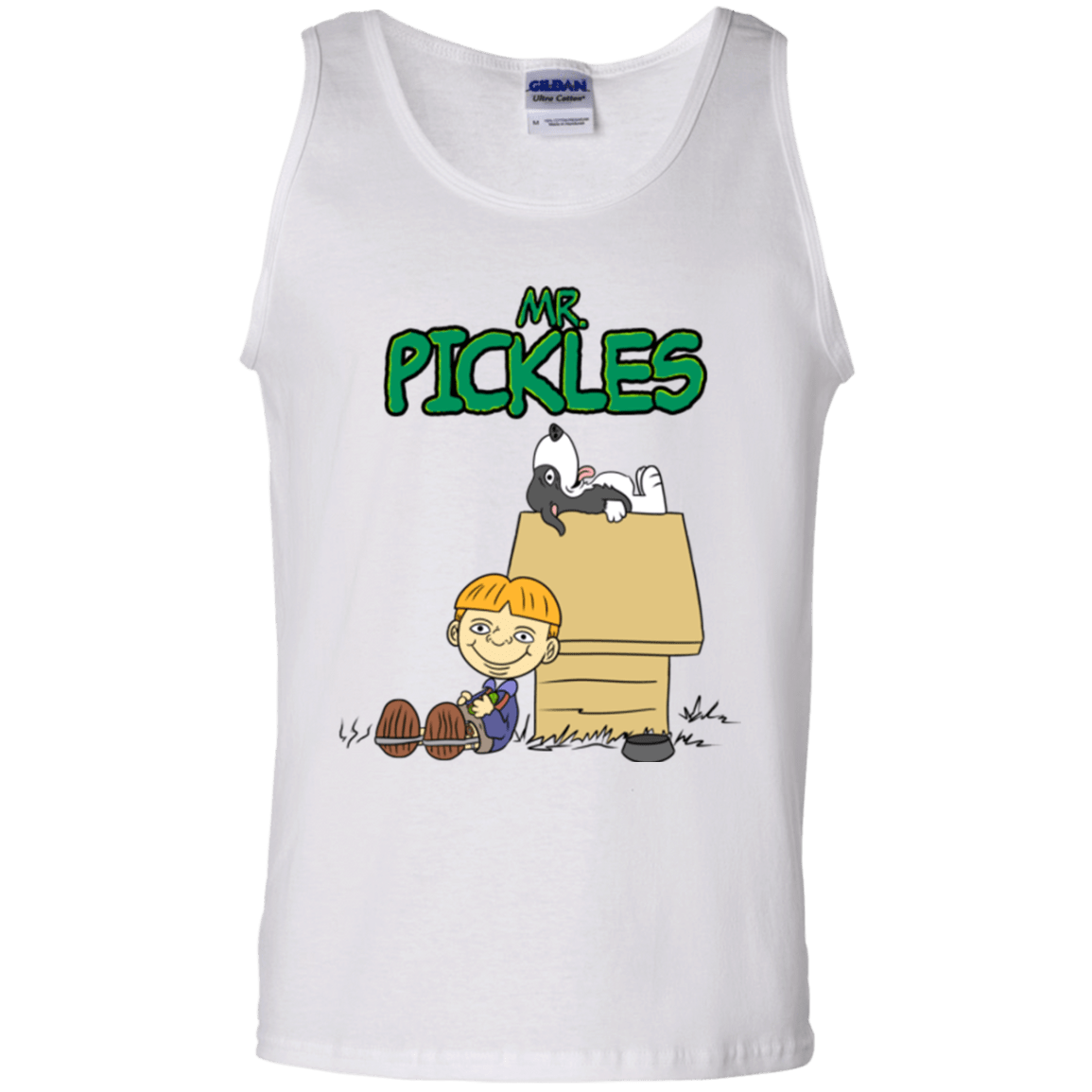 T-Shirts White / S Mr Snopkles Men's Tank Top