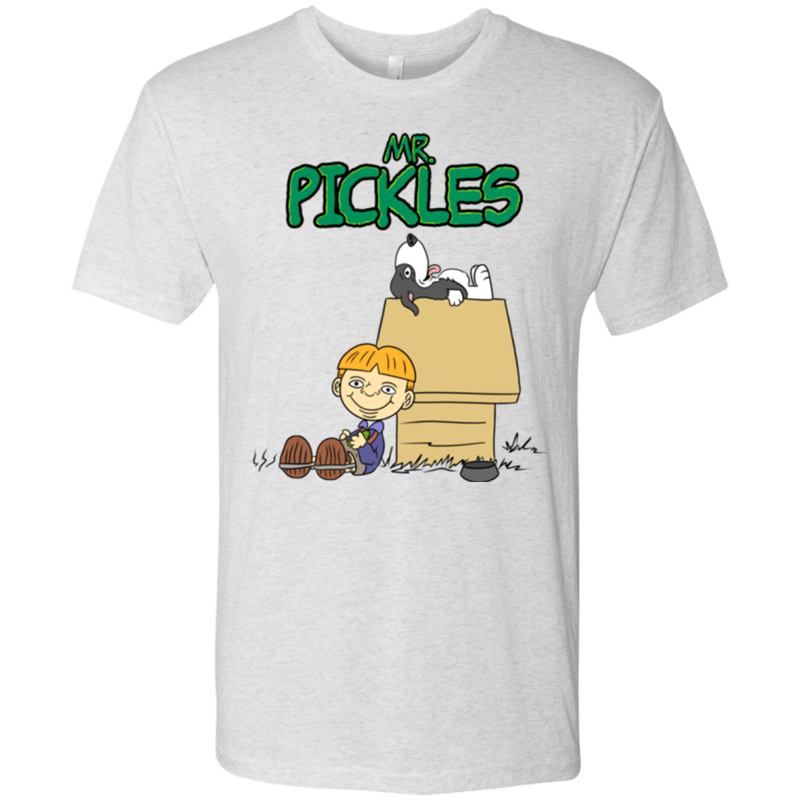 T-Shirts Heather White / S Mr Snopkles Men's Triblend T-Shirt