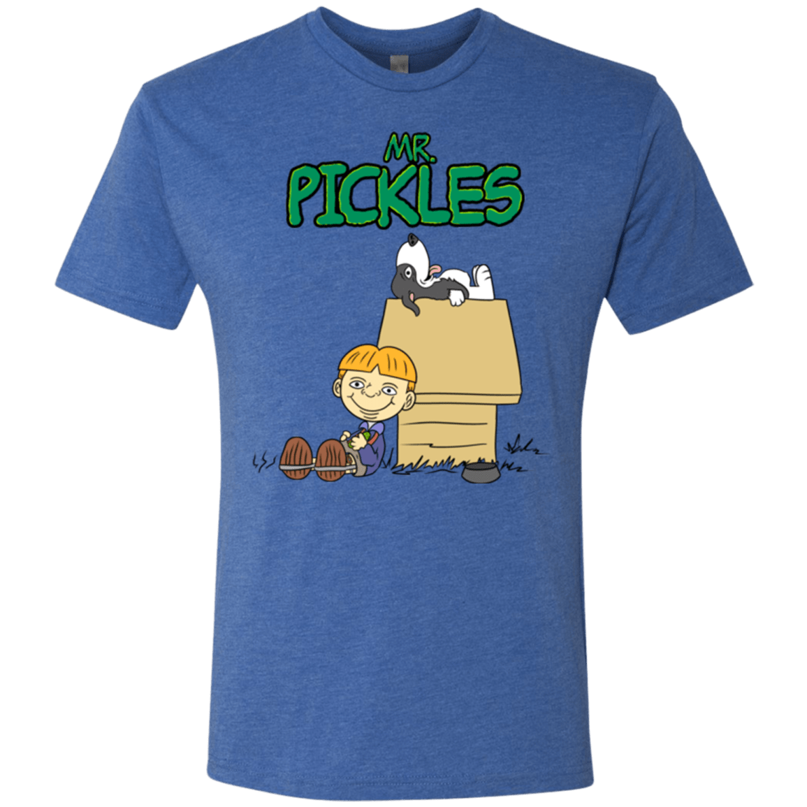 T-Shirts Vintage Royal / S Mr Snopkles Men's Triblend T-Shirt