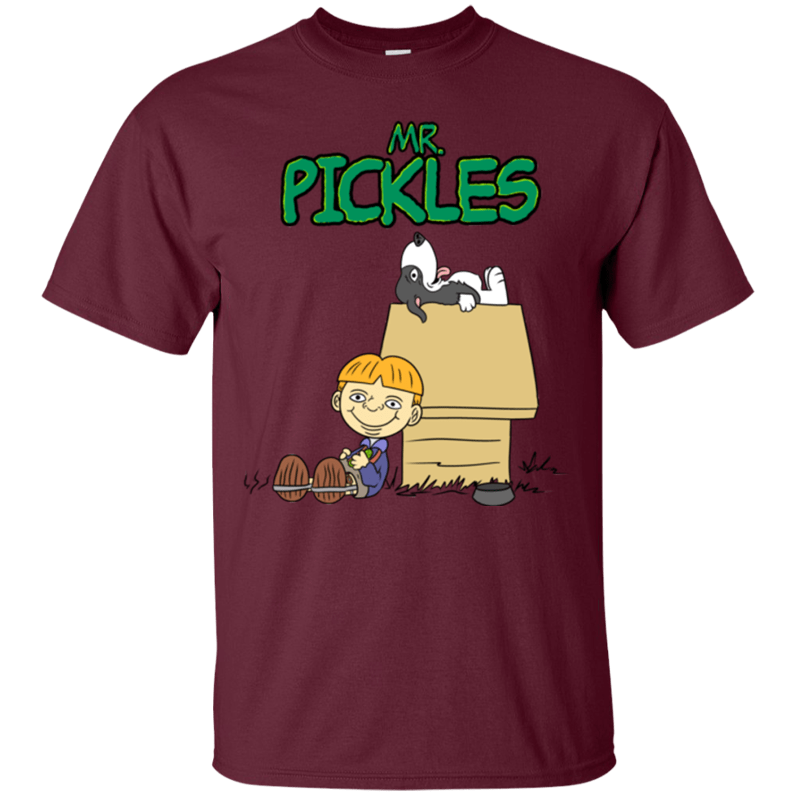 T-Shirts Maroon / S Mr Snopkles T-Shirt