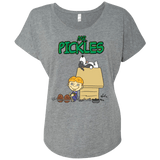 T-Shirts Premium Heather / X-Small Mr Snopkles Triblend Dolman Sleeve