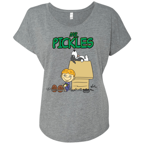 T-Shirts Premium Heather / X-Small Mr Snopkles Triblend Dolman Sleeve