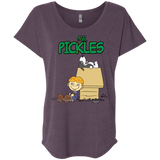 T-Shirts Vintage Purple / X-Small Mr Snopkles Triblend Dolman Sleeve