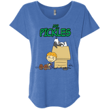 T-Shirts Vintage Royal / X-Small Mr Snopkles Triblend Dolman Sleeve