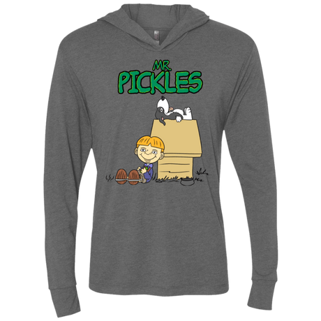 T-Shirts Premium Heather / X-Small Mr Snopkles Triblend Long Sleeve Hoodie Tee