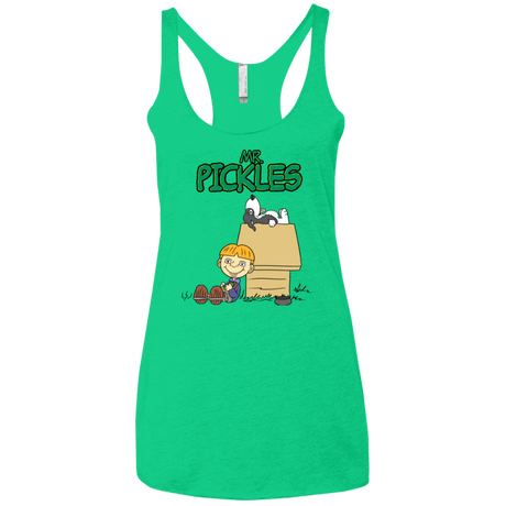 T-Shirts Envy / X-Small Mr Snopkles Women's Triblend Racerback Tank