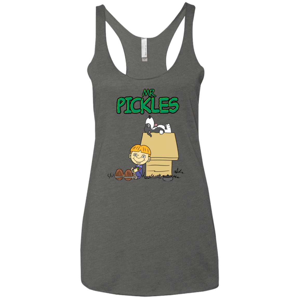 T-Shirts Premium Heather / X-Small Mr Snopkles Women's Triblend Racerback Tank