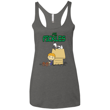 T-Shirts Premium Heather / X-Small Mr Snopkles Women's Triblend Racerback Tank