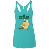 T-Shirts Tahiti Blue / X-Small Mr Snopkles Women's Triblend Racerback Tank