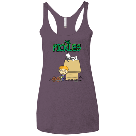 T-Shirts Vintage Purple / X-Small Mr Snopkles Women's Triblend Racerback Tank