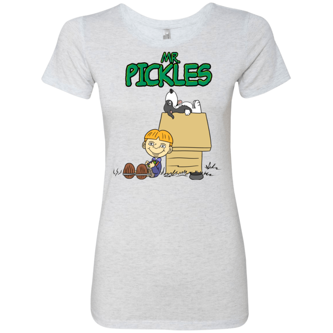 T-Shirts Heather White / S Mr Snopkles Women's Triblend T-Shirt
