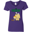 T-Shirts Purple / S Mr Snopkles Women's V-Neck T-Shirt