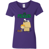 T-Shirts Purple / S Mr Snopkles Women's V-Neck T-Shirt