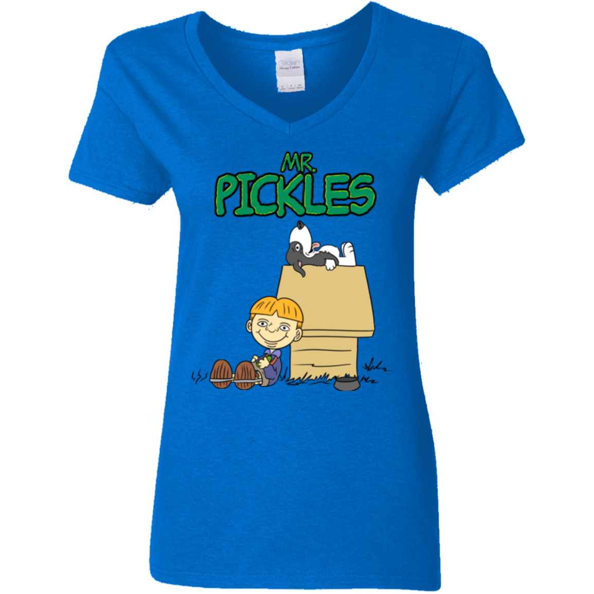 T-Shirts Royal / S Mr Snopkles Women's V-Neck T-Shirt