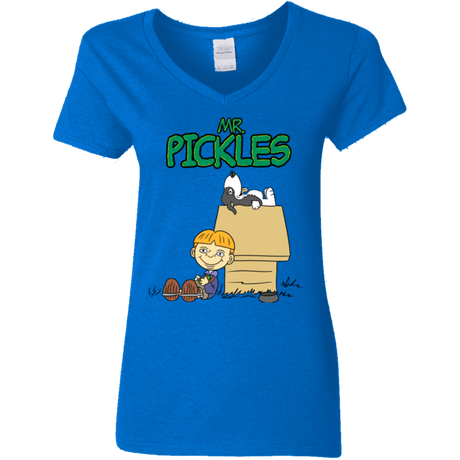 T-Shirts Royal / S Mr Snopkles Women's V-Neck T-Shirt