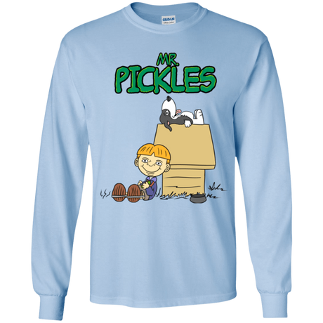T-Shirts Light Blue / YS Mr Snopkles Youth Long Sleeve T-Shirt