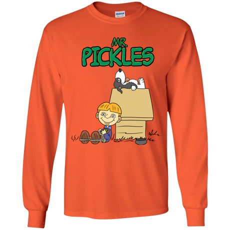 T-Shirts Orange / YS Mr Snopkles Youth Long Sleeve T-Shirt