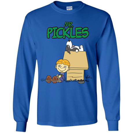 T-Shirts Royal / YS Mr Snopkles Youth Long Sleeve T-Shirt