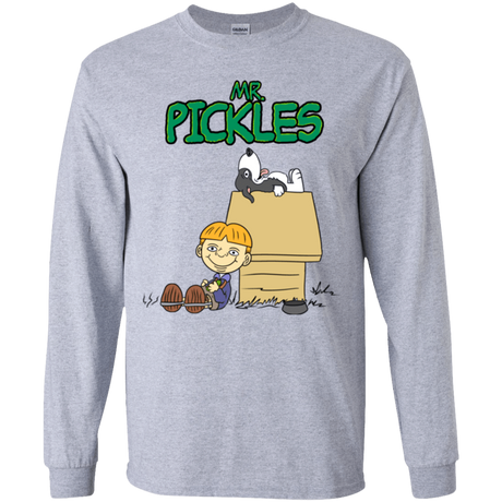 T-Shirts Sport Grey / YS Mr Snopkles Youth Long Sleeve T-Shirt