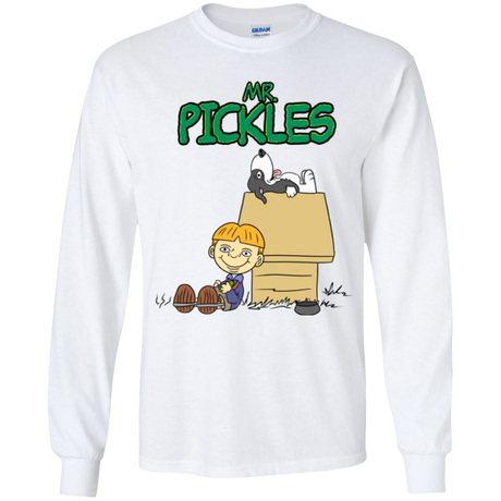 T-Shirts White / YS Mr Snopkles Youth Long Sleeve T-Shirt