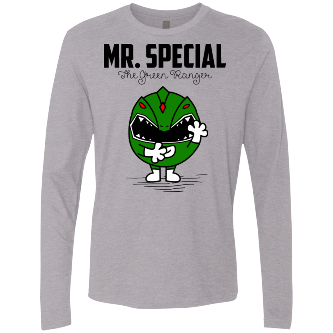 T-Shirts Heather Grey / Small Mr Special Men's Premium Long Sleeve