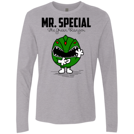 T-Shirts Heather Grey / Small Mr Special Men's Premium Long Sleeve