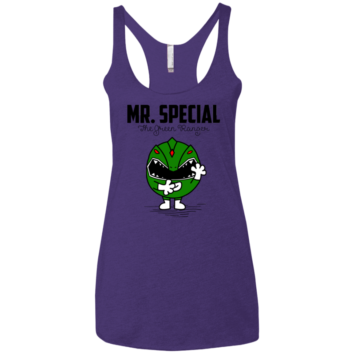 T-Shirts Purple / X-Small Mr Special Women's Triblend Racerback Tank