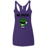 T-Shirts Purple / X-Small Mr Special Women's Triblend Racerback Tank