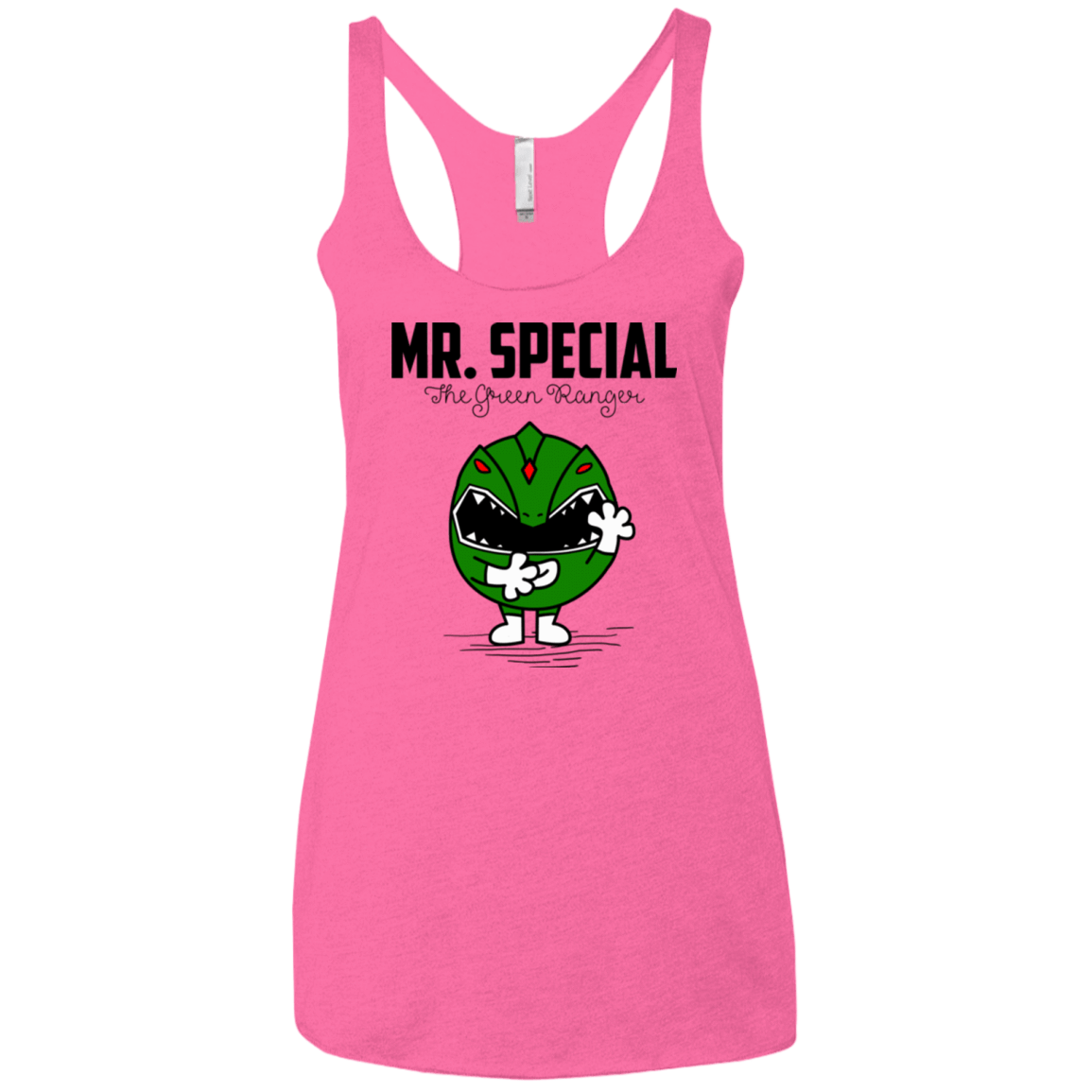T-Shirts Vintage Pink / X-Small Mr Special Women's Triblend Racerback Tank