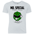 T-Shirts Heather White / YXS Mr Special Youth Triblend T-Shirt