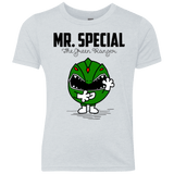 T-Shirts Heather White / YXS Mr Special Youth Triblend T-Shirt