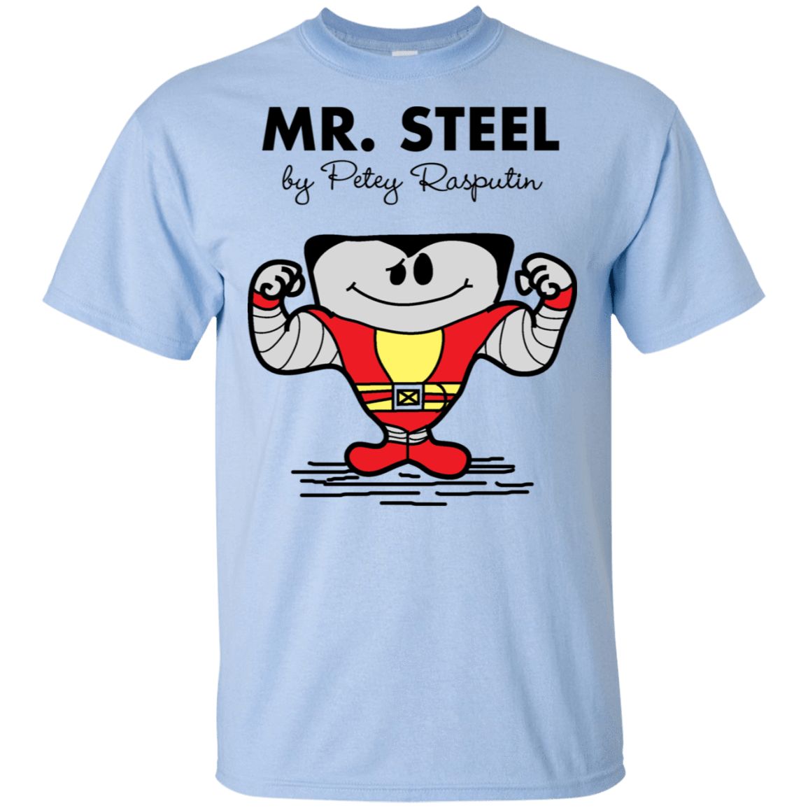 T-Shirts Light Blue / S Mr Steel T-Shirt