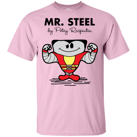 T-Shirts Light Pink / S Mr Steel T-Shirt