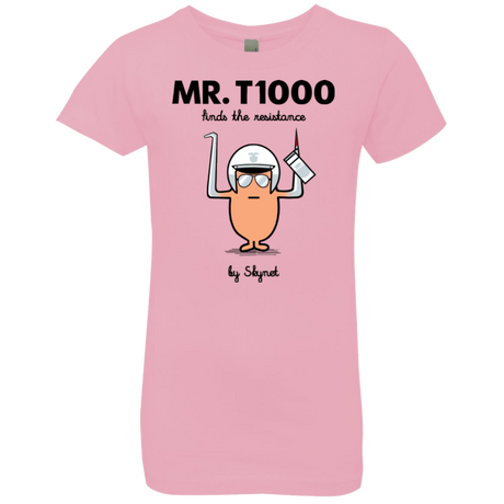 T-Shirts Light Pink / YXS Mr T1000 Girls Premium T-Shirt