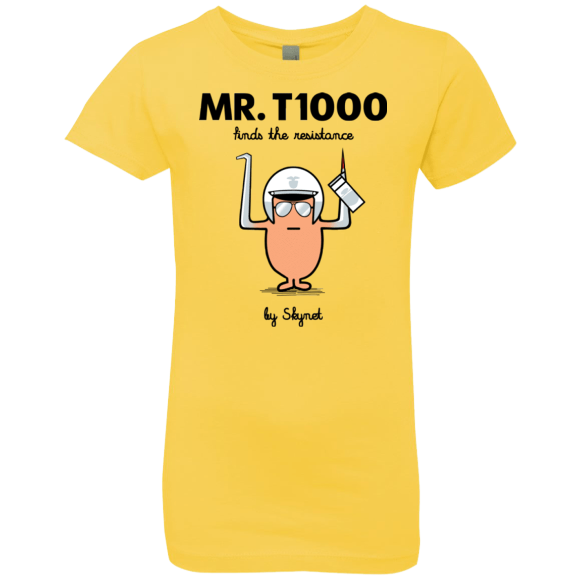 T-Shirts Vibrant Yellow / YXS Mr T1000 Girls Premium T-Shirt