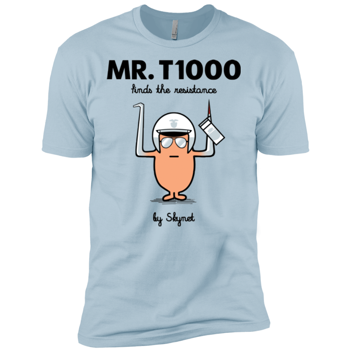 T-Shirts Light Blue / X-Small Mr T1000 Men's Premium T-Shirt