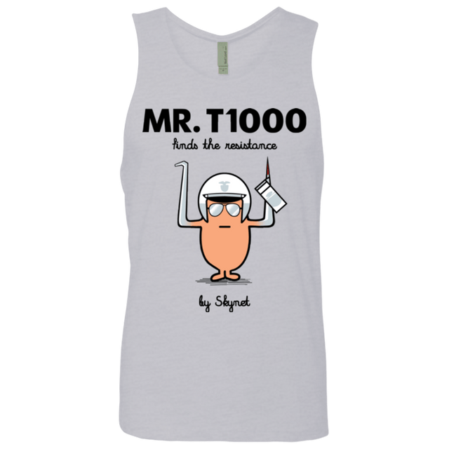 T-Shirts Heather Grey / Small Mr T1000 Men's Premium Tank Top