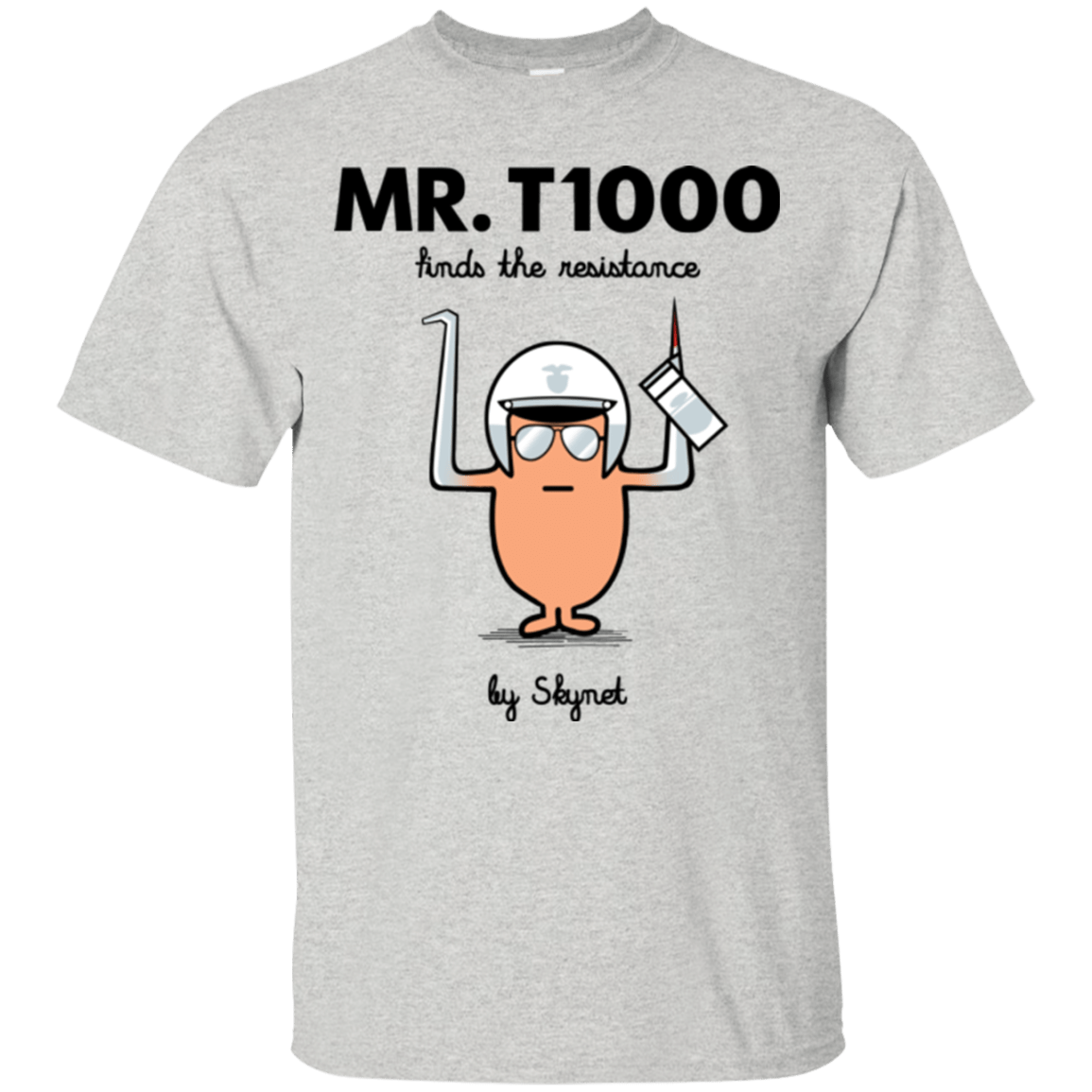 T-Shirts Ash / Small Mr T1000 T-Shirt