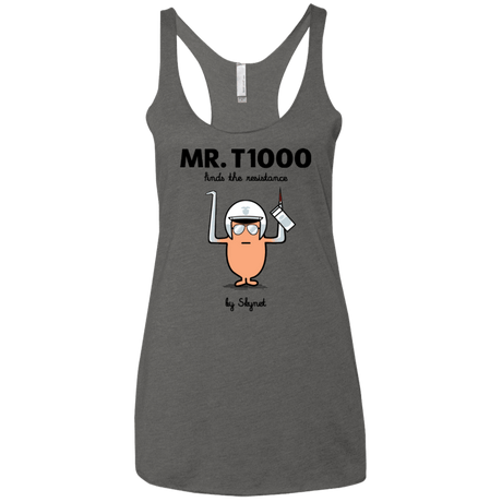 T-Shirts Premium Heather / X-Small Mr T1000 Women's Triblend Racerback Tank