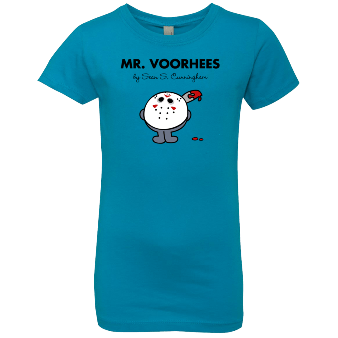 T-Shirts Turquoise / YXS Mr Voorhees Girls Premium T-Shirt