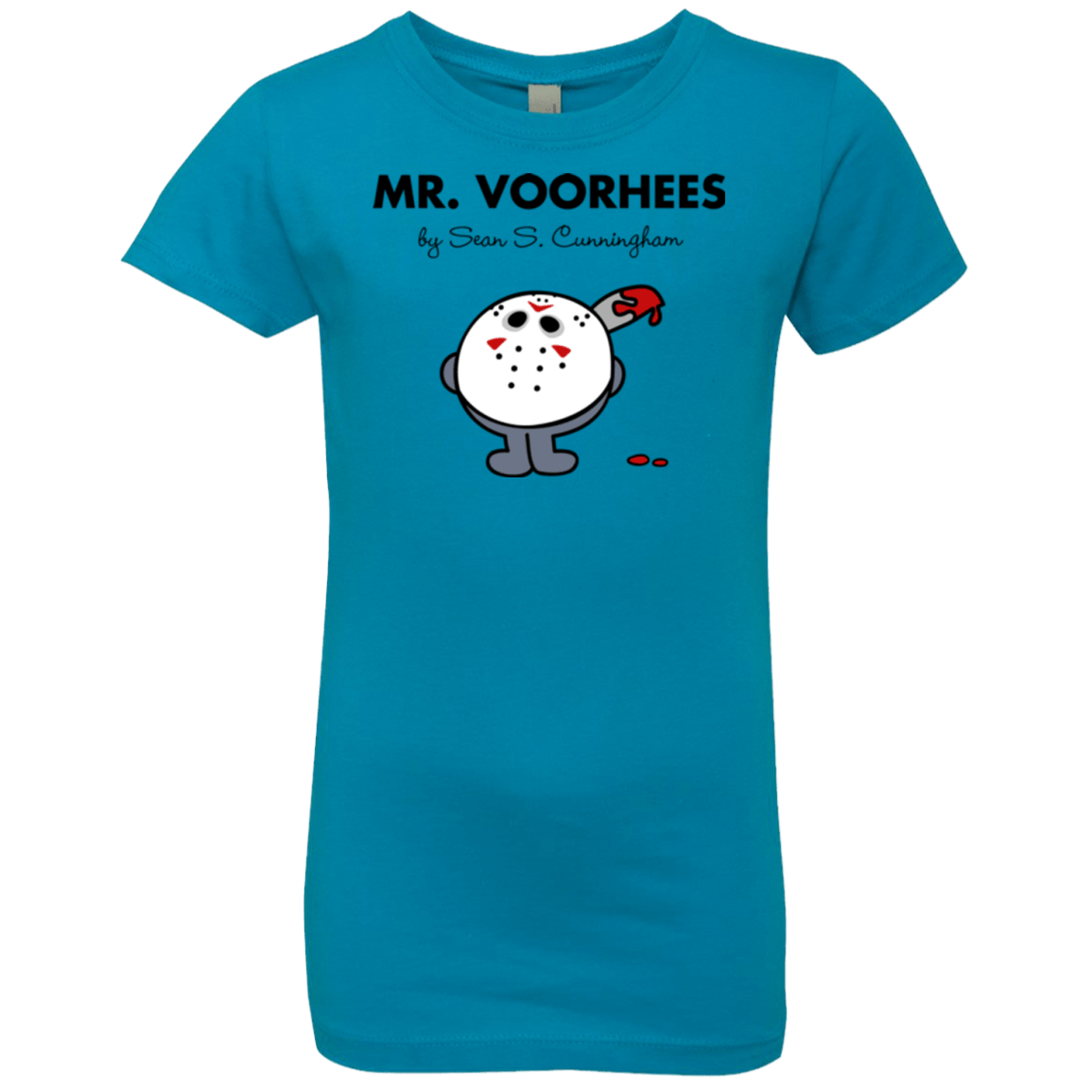 T-Shirts Turquoise / YXS Mr Voorhees Girls Premium T-Shirt
