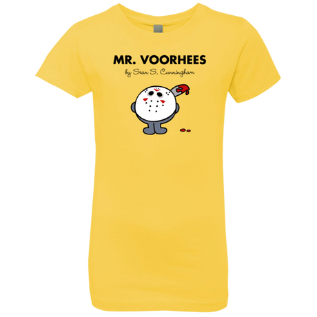 T-Shirts Vibrant Yellow / YXS Mr Voorhees Girls Premium T-Shirt