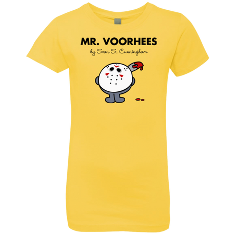 T-Shirts Vibrant Yellow / YXS Mr Voorhees Girls Premium T-Shirt