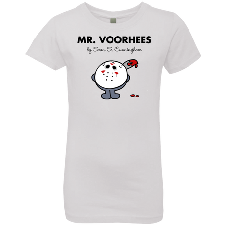 T-Shirts White / YXS Mr Voorhees Girls Premium T-Shirt