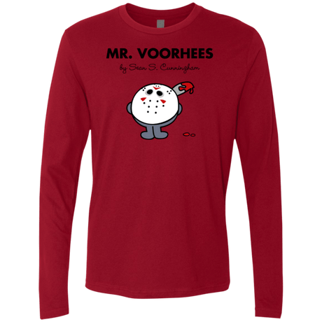 T-Shirts Cardinal / Small Mr Voorhees Men's Premium Long Sleeve