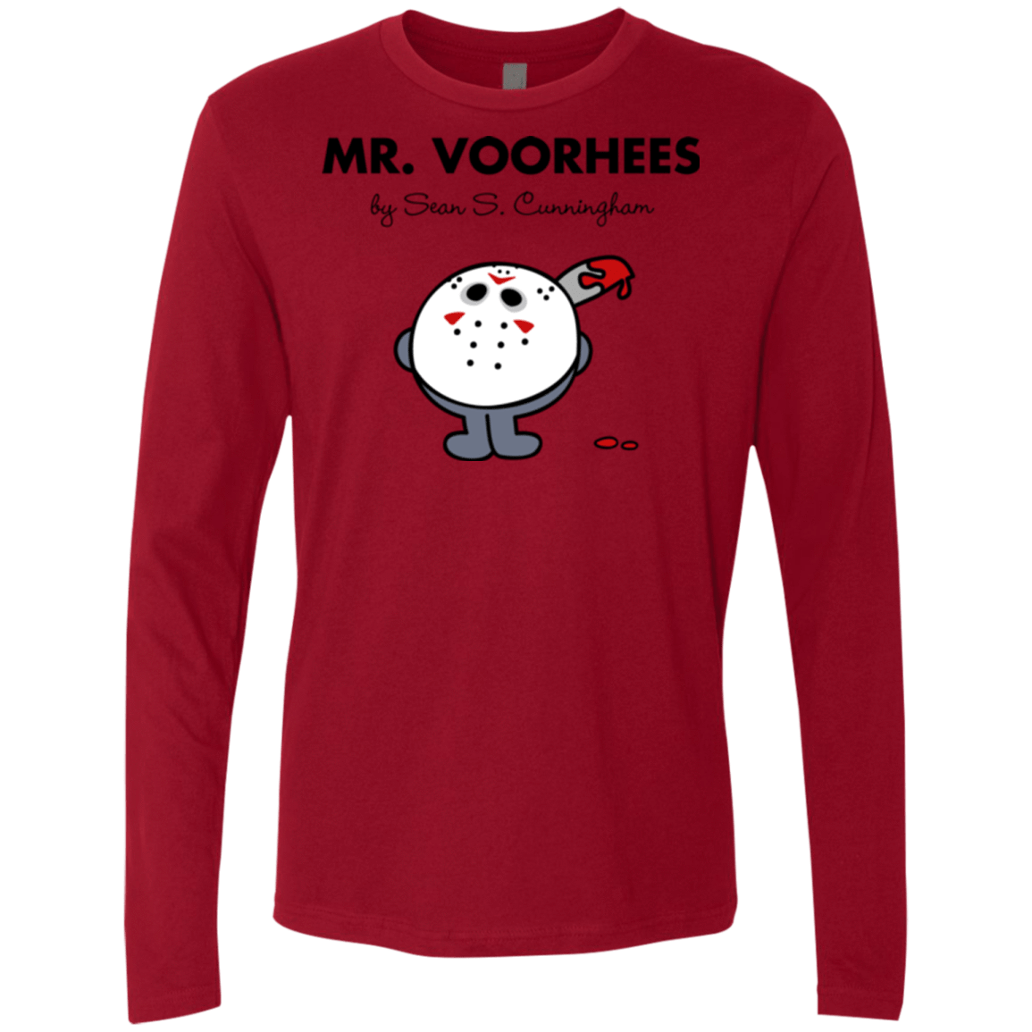 T-Shirts Cardinal / Small Mr Voorhees Men's Premium Long Sleeve