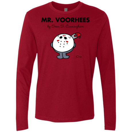 T-Shirts Cardinal / Small Mr Voorhees Men's Premium Long Sleeve