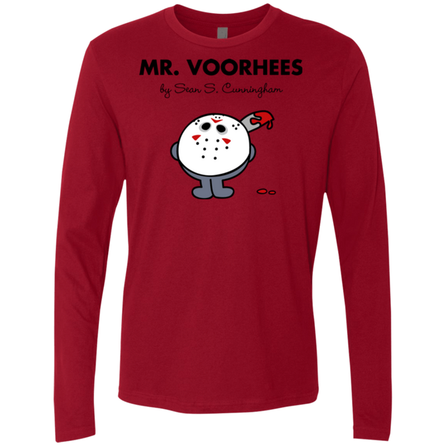 T-Shirts Cardinal / Small Mr Voorhees Men's Premium Long Sleeve