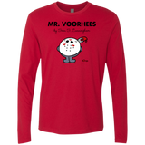 T-Shirts Red / Small Mr Voorhees Men's Premium Long Sleeve