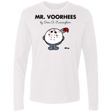 T-Shirts White / Small Mr Voorhees Men's Premium Long Sleeve